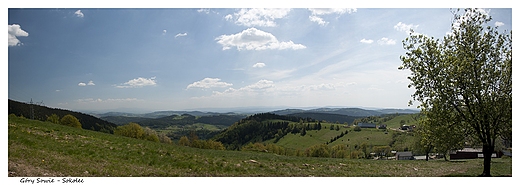 Panorama z pod schroniska Orze