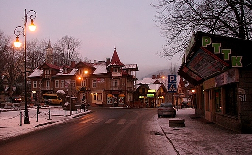 Szczawnica przed zmrokiem