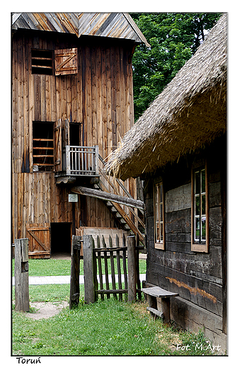 Toru - skansen przy Muzeum Etnograficznym w Toruniu