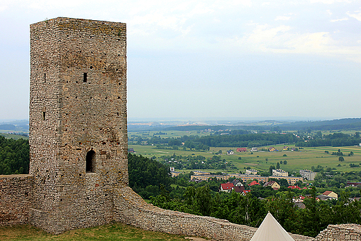 Chciny - widok z zamku