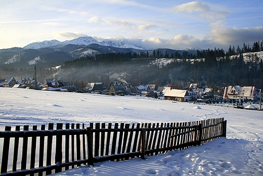 Widok na Tatry z Maego Cichego