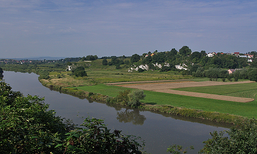 Tyniec. Widok z klasztoru OO.Benedyktynw na Wis.