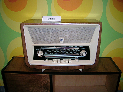 Radio Tatry w Muzeum Fonografii w Niepoomicach.