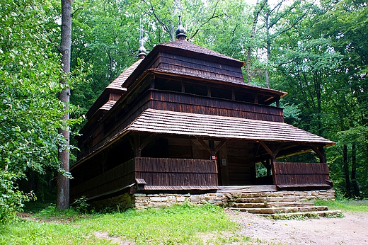 Skansen w Sanoku-dawna cerkiew z Grziowej