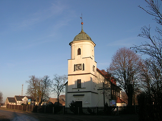 Murowano - drewniano - szachulcowy koci w Wierzbowej