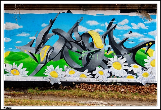 Kalisz - murale na cianach transformatora przy ul. Skalmierzyckiej