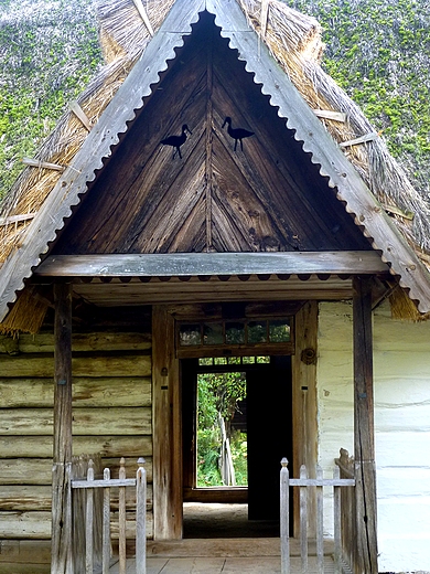 skansen. chata z abna