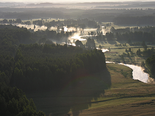 poranek nad Pis