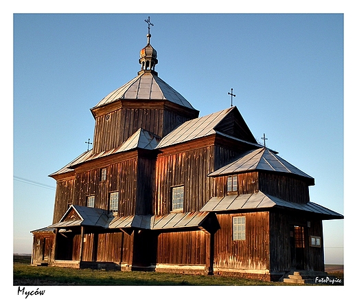 Architektura drewniana, cerkiew w Mycowie