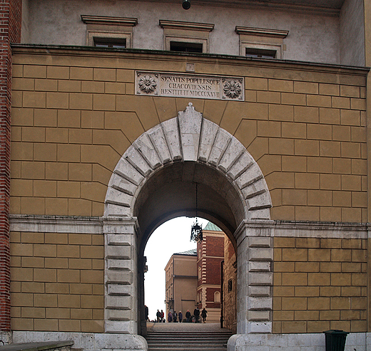 Wawel. Budynek bramny.