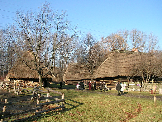 Jesienny skansen w Chorzowie.