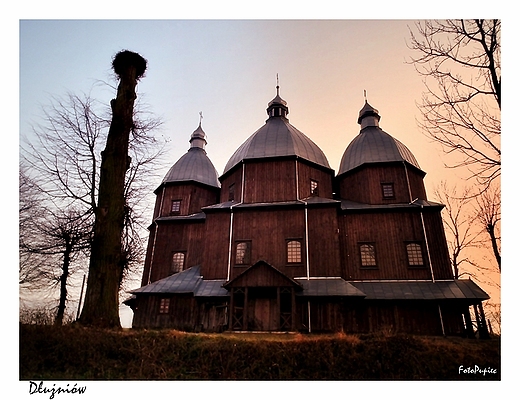 Architektura drewniana, cerkiew w Duniowie*