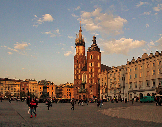 Jesienny Krakw. Rynek Gwny.