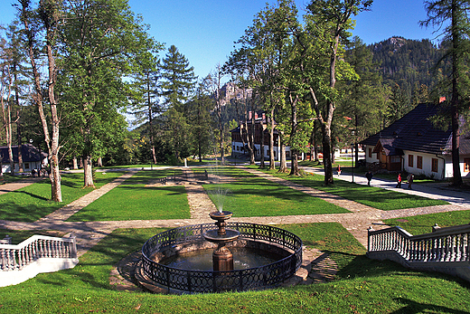 Zakopane Kunice. Dawny park dworski.