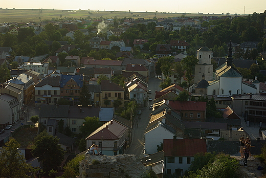 Ia - widok ze wzgrza zamkowego na miasteczko