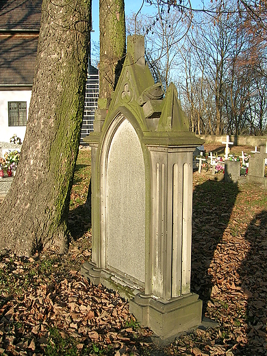 Cmentarz przykocielny w Krzywej.