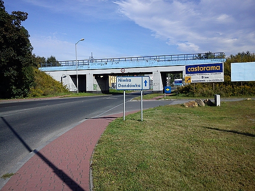 Sosnowiec-Jzor.Most nad  Ulica Orlt Lwowskich.
