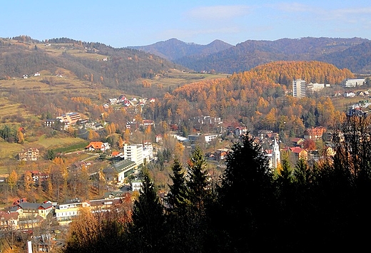 Widoki z wycigu na Palenic