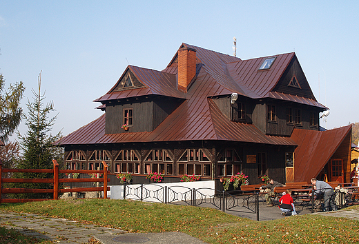 Beskid lski. Schronisko na Rwnicy.