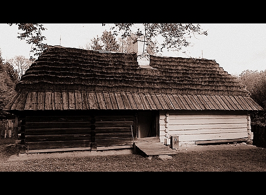 skansen. chaupa z Roztocza