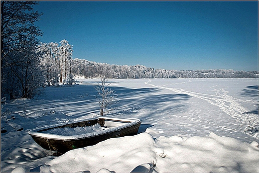 Jezioro Hacza w Baskowinie.