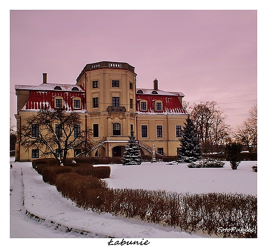 Paac Zamojskich z XVIII wieku w abuniach