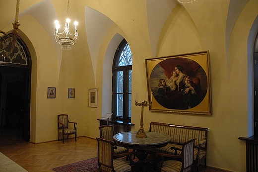 Opinogra - ekspozycja muzealna w paacyku Krasiskiego