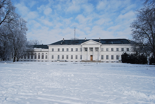 Pałac zimą