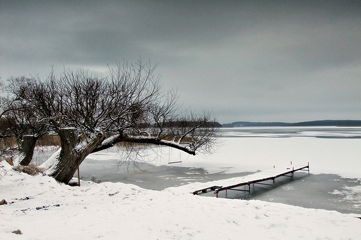 Jezioro wicajty zim