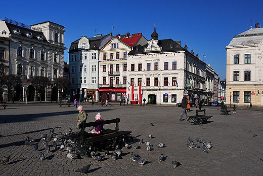 Cieszyn pn jesieni. Rynek.