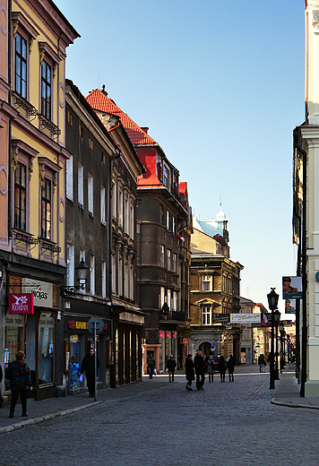 Cieszyn pn jesieni. Ulica Gboka.