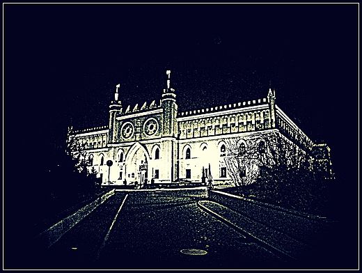 lubelski zamek noc