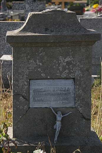 Kocielna Wie - nagrobek na cmentarzu z 1901 r.