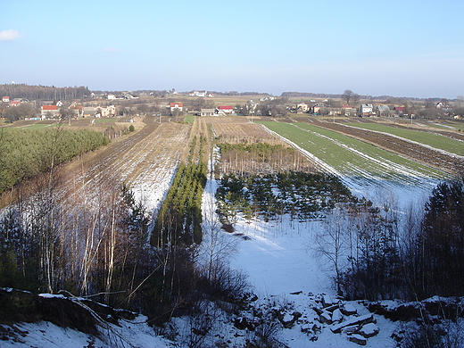 Widok na Opaleniska