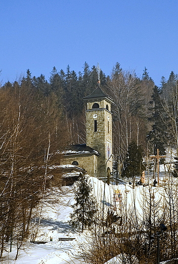 Sanktuarium Matki Boej Krlowej Polski z 1912r. na Grce w Szczyrku