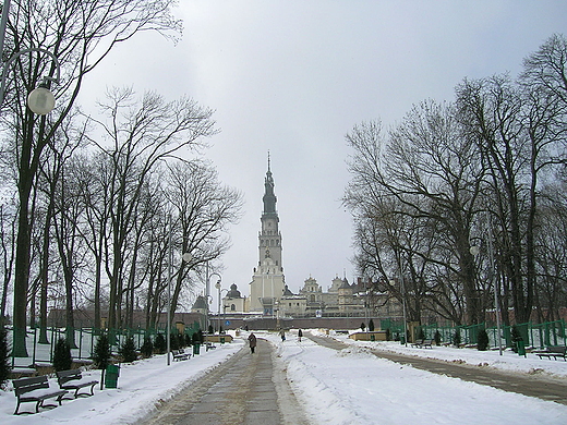 Widok na klasztor - Jasna Gra