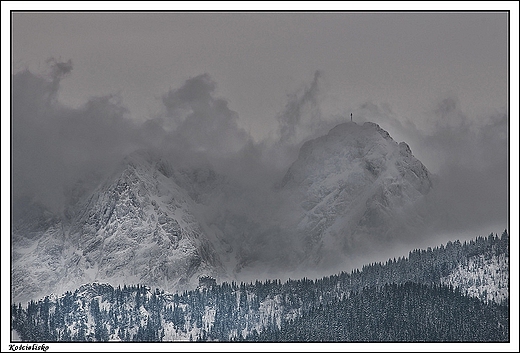 Kocielisko - Giewont w zblieniu