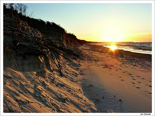 Bałtyk...plaża zachodnia.