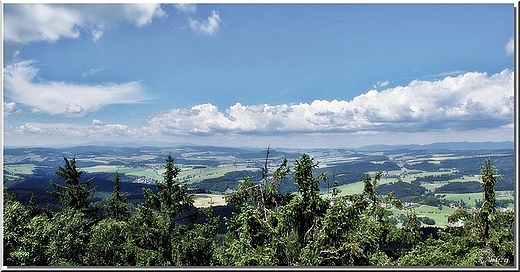 Gry Stoowe - Szczeliniec Wielki  Panorama z Tronu Liczyrzepy