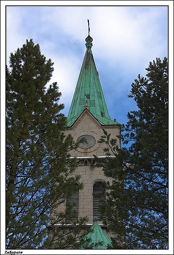 Zakopane - Koci Parafialny Najwitszej Rodziny z 1896 r.