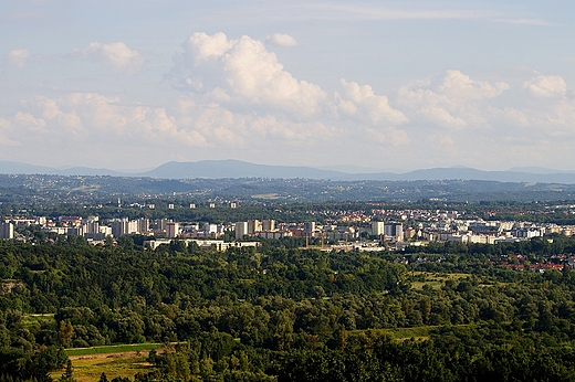 Widok na Krakw z Kopca Kociuszki