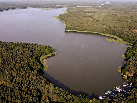 jez.Nidzkie port Karwica, zatoka Zamordeje Wielkie