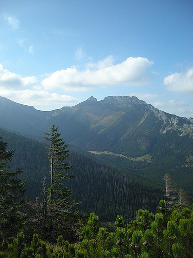 Dolina Jaworzynka - widok na Giewont