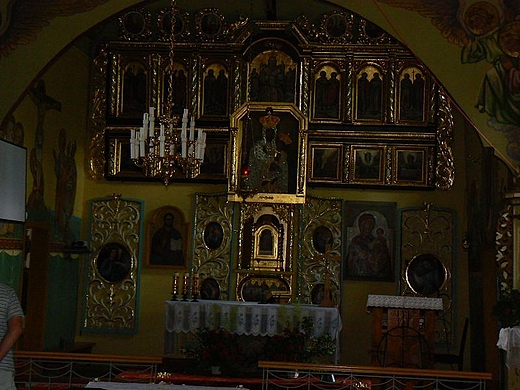Ikonostas w cerkwi pw.św. Dymitra.z 1760 r.