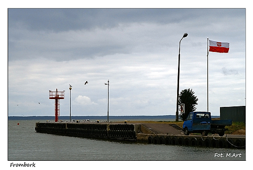 Frombork - port morski nad Zalewem Wilanym