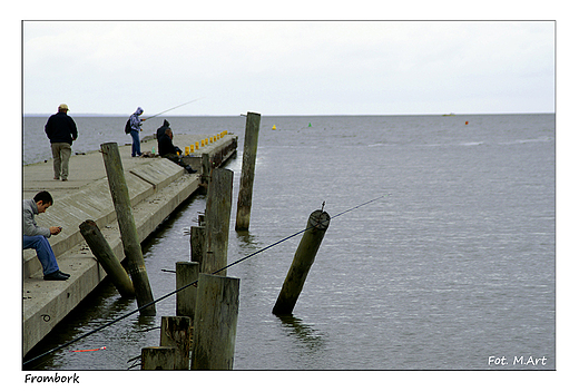 Frombork - port morski nad Zalewem Wilanym