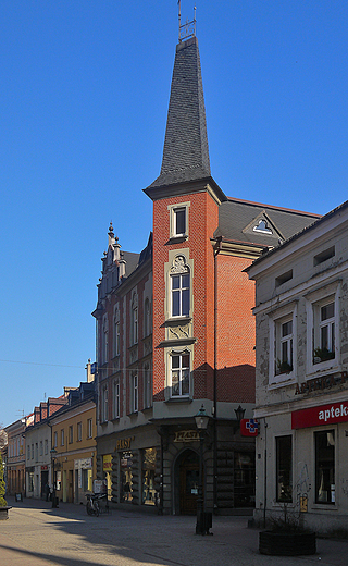 Pszczyna. Ulica Piastowska.