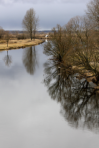 Widok z mostu w Strkowej Grze