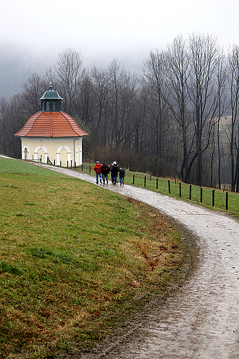 Kalwaria Zebrzydowska - na trasie jednej z Drek