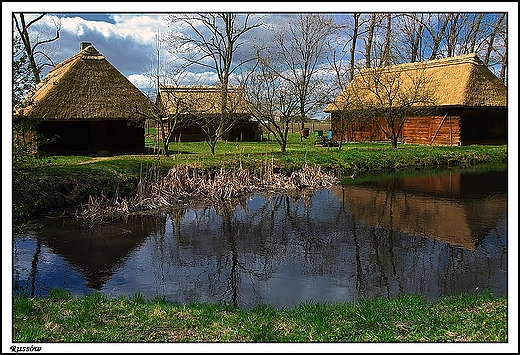 Russw - Mini-skansen przy dworku Marii Dbrowskiej, zagroda Kaliska